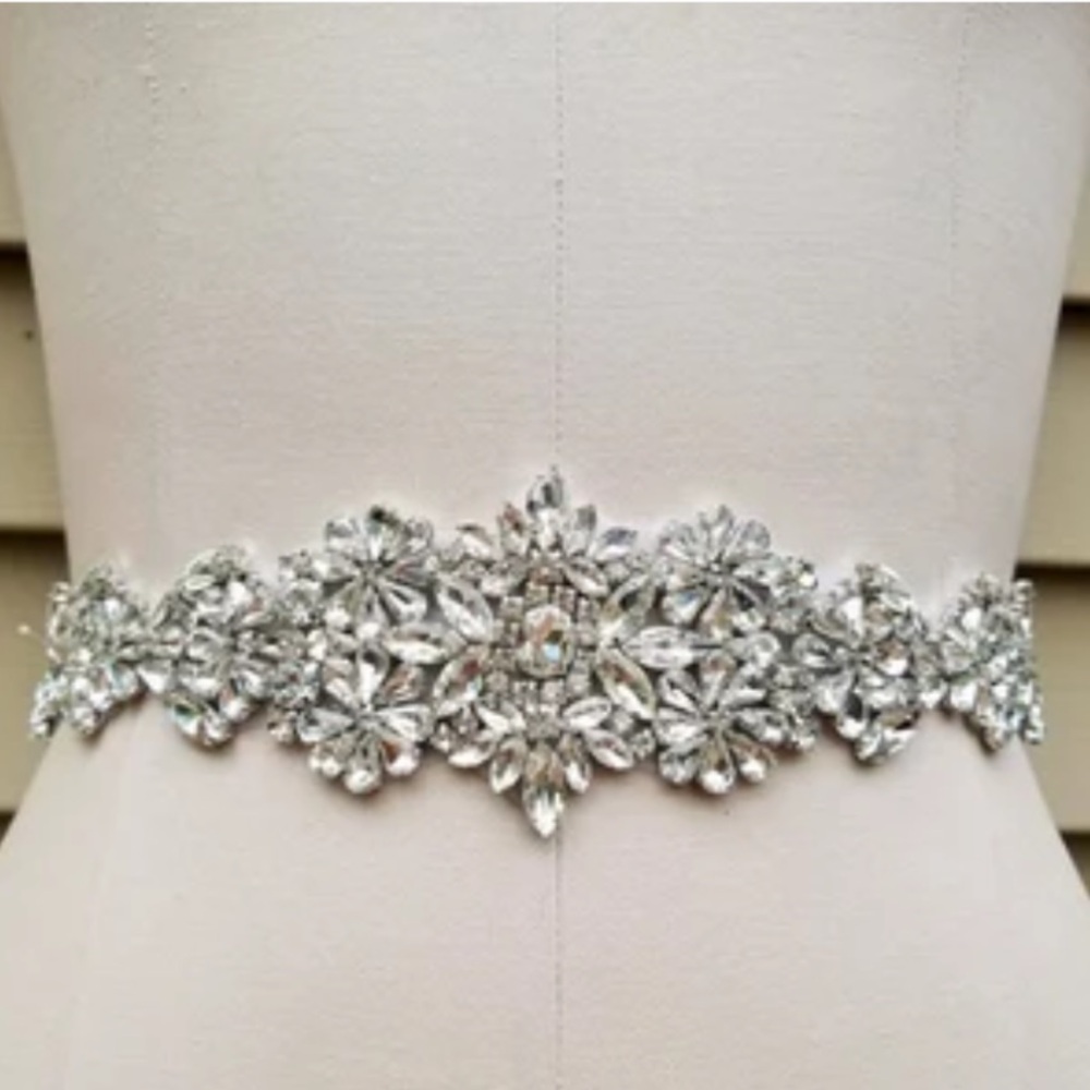 Wedding Belt, Bridal Belt, Sash Belt, Rhinestone Crystal